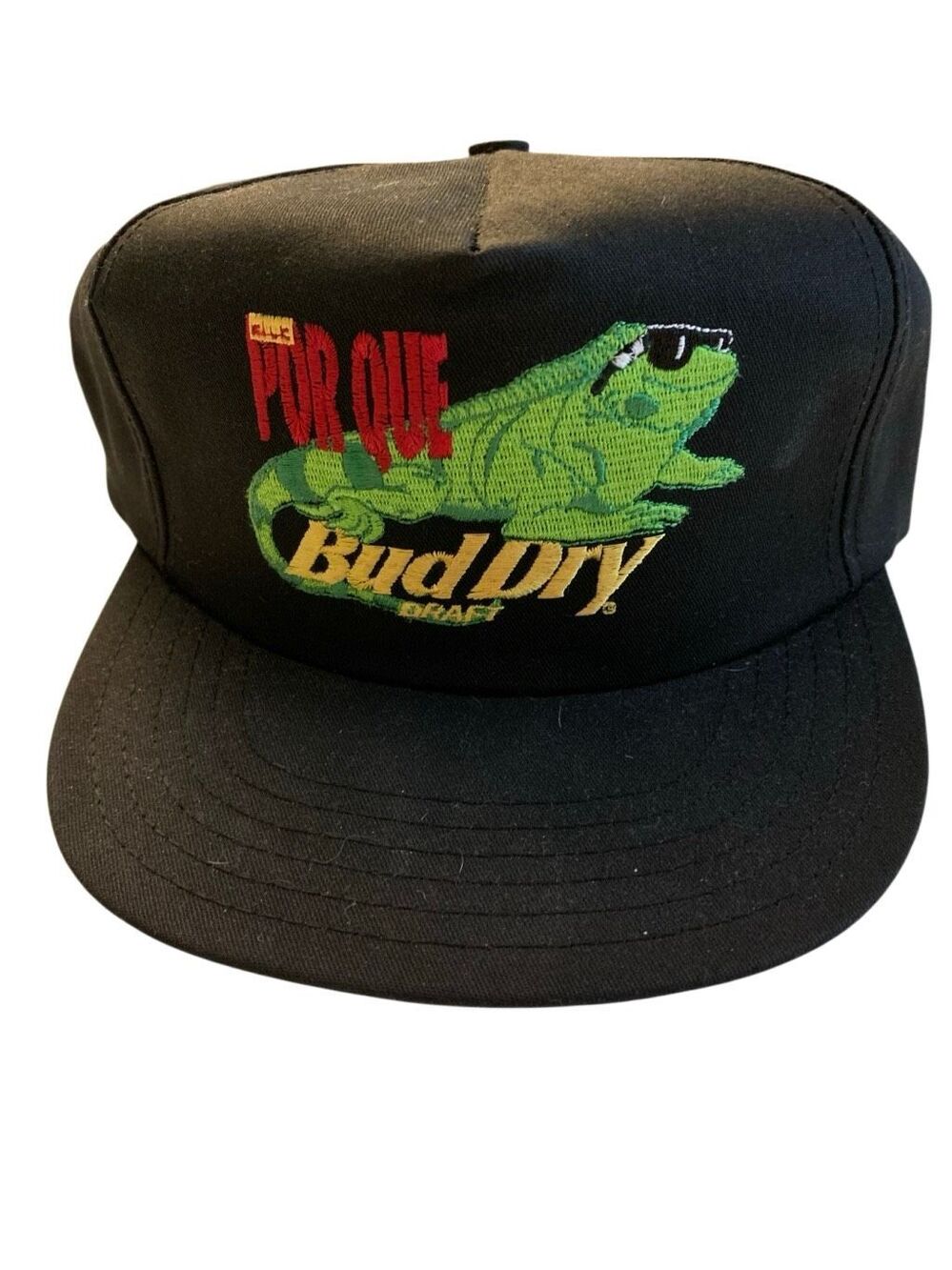 Vintage Bud Dry Draft Por Que hat USA